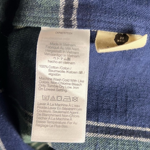 Madewell Flannel Mens XL Plaid Work Shirt Heavyweight Easy Fit Farmer Outdoors - Picture 7 of 11